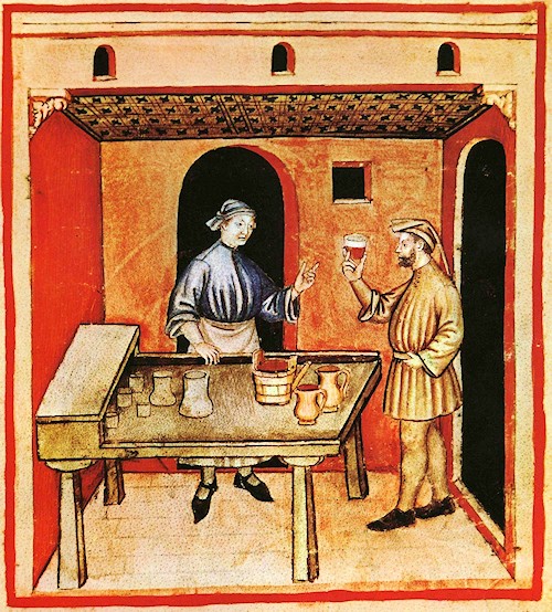 osteria medievale - medieval tavern